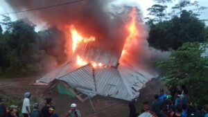 Akibat Satwa Liar, Kantor TNBBS Resort Suoh Lampung Barat Dibakar Massa