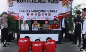 Polres Lampung Utara Amankan 6 Dari 10 Pelaku Pemerkosaan Anak Dibawah Umur