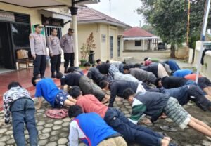 Puluhan Remaja Diduga Hendak Tawuran di Waktu Sahur Diamankan Polsek Bangun Rejo