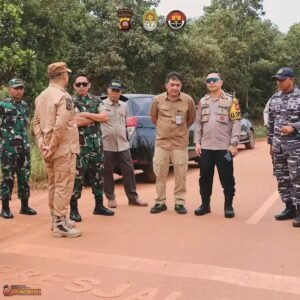 Bersama Forkopimda, Kapolres Ketapang Lakukan Pengecekan Lokasi Jalan Inpres Yang Akan Di Resmikan Presiden RI”