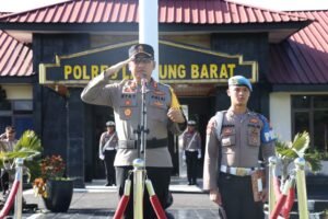 Polres Lampung Barat Gelar Upacara Peringatan Hari Kesadaran Nasional