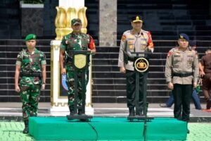 Pangdam XII/Tpr dan Kapolda Cek Kesiapan Pasukan Pengamanan VVIP Kunjungan Kerja Presiden