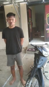 Motor Dicuri Saat Sedang Sholat Maghrib, Pelaku Di Ringkus Tekab 308 Polsek Gedong Tataan Polres Pesawaran
