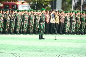 Pangdam Tanjungpura Pimpin Apel Gelar Pasukan PAM VVIP Kunjungan Kerja Wakil Presiden RI