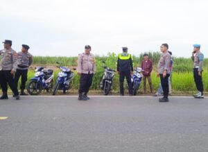 Gelar Patroli Cegah Aksi Balap Liar di Jalan Lintas Rawa Jitu PT BNIL, Polsek Banjar Agung Amankan Sepeda Motor