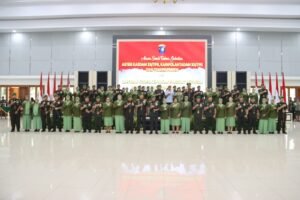 Pangdam XII/Tpr Pimpin Sertijab Aster Kasdam dan Kainfolahtadam serta Terima Laporan Korps Kenaikan Pangkat Perwira