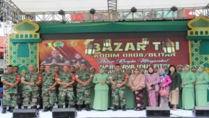 Jelang Hari Raya Idul Fitri 1445 H Tahun 2024, Kodim 0808/Blitar Gelar Bazar TNI