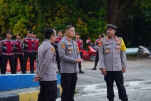 Kapolres Purwakarta Dampingi Kunjungan Dirsamapta Korsabhara Baharkam Polri