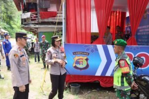 Laksanakan Pengecekan dI Berbagai Tempat kapolres Pesawaran Memastikan kesiapan Polres Pesawaran Dalam Mengawal Mudik Lebaran 2024