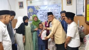 PT Taspen Berbagi Dalam Gema Ramadhan Pada Anak Yatim dan Dhuafa Di Wilayah RW 09 Kelurahan Cempaka Putih Barat.