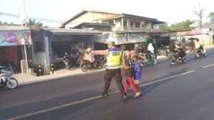 Operasi Ketupat, Pos Yan Tanjung pura Polres langkat Siagakan Petugas Antisipasi Kemacetan