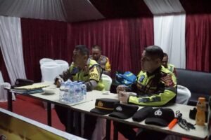 Kapolres Purwakarta Dampingi Kunjungan Kerja Wakapolda Jabar Di Rest Area 97 Tol Cipularang