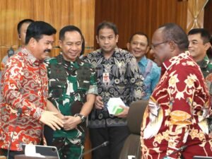 Panglima TNI Hadiri Rapat Koordinasi di Kemenkopolhukam Bahas  Situasi di Papua dan Permasalahan Tanah di Sumsel
