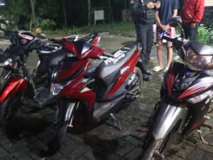 Bubarkan Balap Liar, Polres Purwakarta Amankan 4 Unit Sepeda Motor
