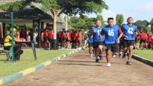 Cek Kemampuan Fisik Prajurit, Kodim 0808/Blitar Gelar Tes Garjas Periodik I TA. 2024