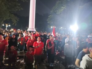 Dukung Garuda Muda Indonesia, Polres Purwakarta Gelar Nobar Hingga Di Tiap Polsek