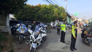 Satlantas Polres Purwakarta Lakukan PAM Jalur Touring HOG Indomobil Jakarta Chapter 1 Inaugragtion Ride 2024