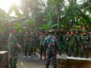 Awali Kegiatan Satgas TMMD Reguler Ke-120 Kodim 0726/Sukoharjo Laksanakan Apel Pagi