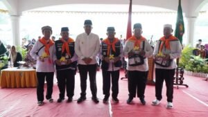 Pj Bupati Langkat H.M.Faisal Hasrimy Lepas 462 Jemaah JCH Kabupaten Langkat