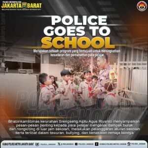 Bhabinkamtibmas Srengseng Ajak Pelajar SDN 06 Hindari Tawuran dan Bullying Aiptu Agus Riyanto Dorong Pelajar SDN 06 Srengseng Aktif dalam Kegiatan Positif