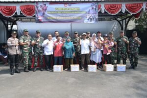 Laksanakan Wasev Brigjen TNI M. Jangkung Widiyanto, S.I.P., M.Tr. (Han) Sambangi TMMD Reguler Ke-120 Kodim 0726/Sukoharjo