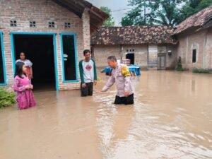 Puluhan Rumah di Pringsewu Terendam Banjir Kiriman Dari Tanggamus