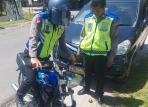 Patroli Kasat Lantas Polres Simalungun IPTU Jonni Antisipasi Geng Motor dan Truk ODOL