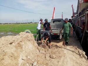Finishing, Sasaran fisik Pengecoran Jalan Sisakan Pekerjaan Pengurugan Bahu Jalan