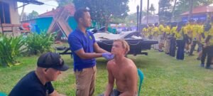 23 Atlit Luka Pada Saat WSL Krui PRO 2024 Ditangani Cepat Oleh Bidokes Polda Lampung