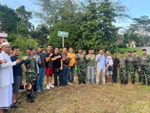 Dansatgas Pamtas RI-Malaysia Yonarmed 16/TK Resmikan Jalan Tumbak Kaputing di Perbatasan