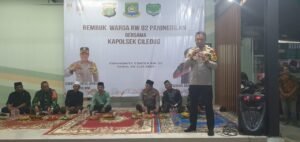 Cegah Guantibmas Polsek Ciledug Tingkatkan Sinergitas Kegiatan Tatap Muka Dengan Warga RW 02 Kelurahan Paninggilan Ciledug Kota Tangerang