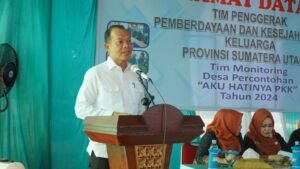 Sekda Amril Dan Pj Ketua PKK Kabupaten Langkat Sambut kedatangan Tim Monitoring TP PKK Sumut