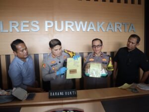 Polres Purwakarta Amankan Anak Dibawah Umur Yang Jadi Kurir Sabu