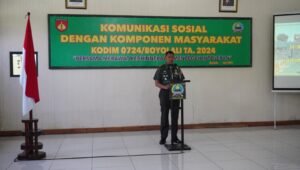 Kodim Boyolali Pererat Hubungan Dengan Komponen Masyarakat