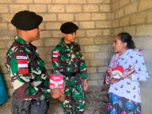 Kiprah Pos Napan Satgas Yonkav 6/Naga Karimata Dalam Mencegah Stunting di Daerah Perbatasan