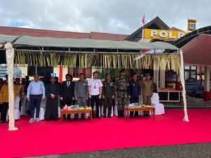 Berikan Kejutan, Satgas Yonkav 6/Naga Karimata Ikut Meriahkan HUT Bhayangkara