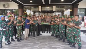 Puluhan Anggota Kodim Boyolali Datangi Mapolres Boyolali