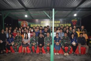 Jelang Akhir Penugasan Satgas Yonif 125/SMB Undang Masyarakat Doa Bersama di Pos