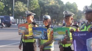 Jelang Operasi Patuh Semeru 2024, Polres Kediri Kota Sosialisasi Blusukan di Sejumlah Tempat