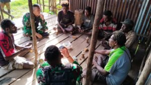 Satgas Yonif 125/SMB Hadirkan Kegembiraan Warga Kimaam Papua