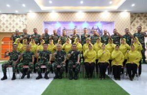 Silaturahmi Dan Keharmonisan Dalam Pertemuan Gabungan Bersama Persit KCK Cabang XXII Dim 0808