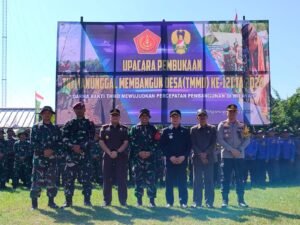 Pembukaan TMMD Ke-121 Kodim 0424/Tanggamus di Kabupaten Pringsewu