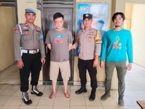 Polsek Gadingrejo Tangkap Pria Yang Gelapkan Uang Perusahaan Untuk Bayar Hutang