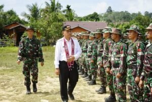 Pj Bupati Landak Resmi Buka TMMD ke-121 Kodim 1210/Ldk Dengan Tema “Darma Bhakti TMMD Mewujudkan Percepatan Pembangunan di Wilayah”