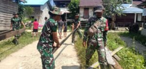 Dansatgas TMMD 121 Kodim 1210 Landak : Sasaran TMMD Berjalan Sesuai Dengan Rencana