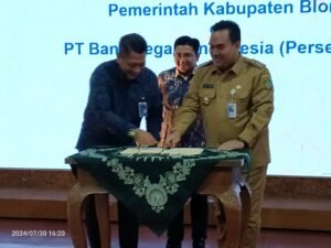 MOU Pemkab Blora Dengan Bank BNI, Untuk Wujudkan Program Smart City Menuju Kemajuan Dalam Pelayanan Publik