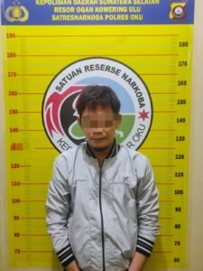 Satresnarkoba Polres OKU Amankan Seorang Pria Dengan BB 0,54 Gram Diduga Sabu