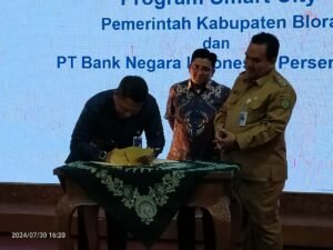 MOU Pemkab Blora Dengan Bank BNI, Untuk Wujudkan Program Smart City Menuju Kemajuan Dalam Pelayanan Publik