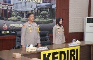 Kapolres Kediri Ikuti Zoom Meeting Taklimat Awal Audit Kinerja Itwasum Polri Tahap II TA.