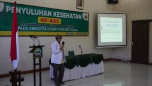 Kodim Boyolali Terima Penyuluhan Kesehatan Dari dr.Nasri